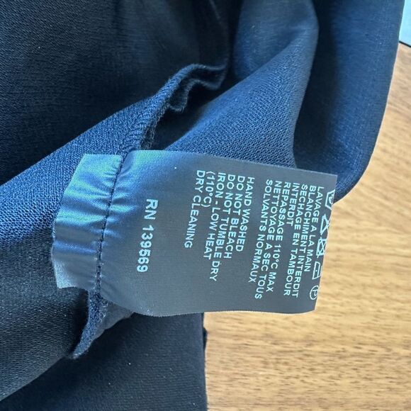 The Kooples black and white sleeveless dress with back zipper. Size large - Picture 9 of 14